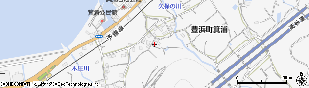 香川県観音寺市豊浜町箕浦600周辺の地図