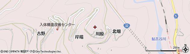 徳島県三好市池田町西山川原周辺の地図
