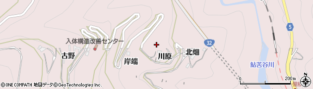徳島県三好市池田町西山（川原）周辺の地図