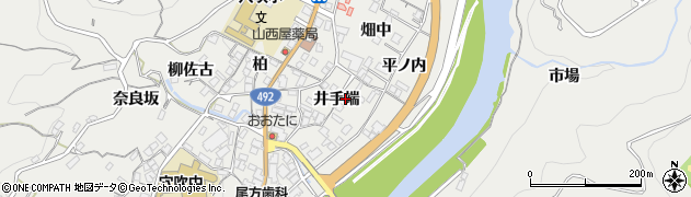 徳島県美馬市穴吹町穴吹（井手端）周辺の地図