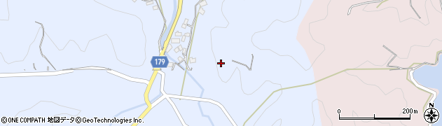 和歌山県有田川町（有田郡）吉見周辺の地図