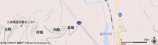 徳島県三好市池田町西山大北周辺の地図