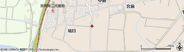 徳島県美馬市美馬町中筋76周辺の地図