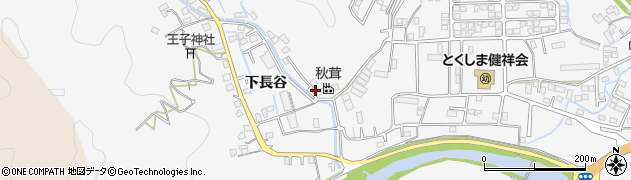 徳島県徳島市八万町下長谷2周辺の地図