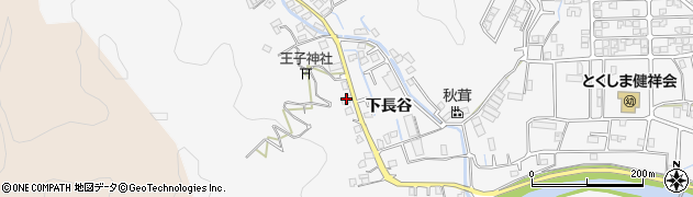 徳島県徳島市八万町下長谷76周辺の地図