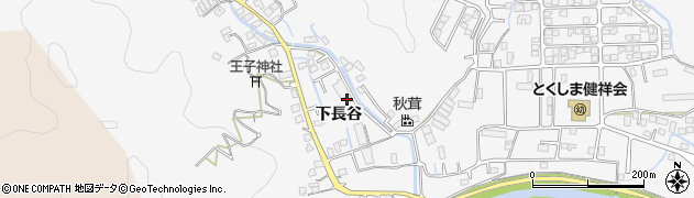 徳島県徳島市八万町下長谷235周辺の地図
