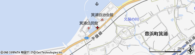 香川県観音寺市豊浜町箕浦658周辺の地図