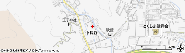 徳島県徳島市八万町下長谷234周辺の地図