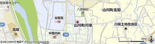 阿波和紙伝統産業会館周辺の地図