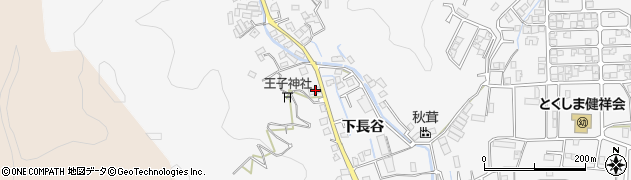 徳島県徳島市八万町下長谷79周辺の地図