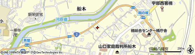 山口県宇部市船木577周辺の地図