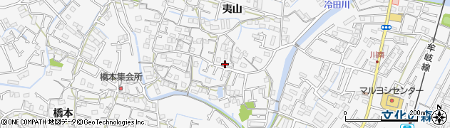 徳島県徳島市八万町夷山185周辺の地図