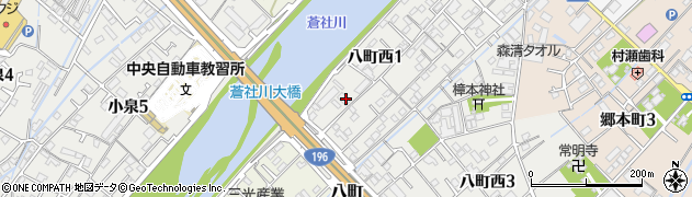 蒼社川大橋周辺の地図