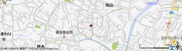 徳島県徳島市八万町夷山121周辺の地図