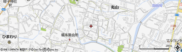 徳島県徳島市八万町夷山122周辺の地図