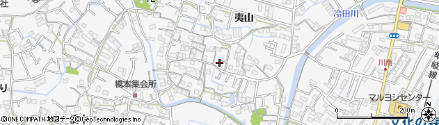 徳島県徳島市八万町夷山168周辺の地図