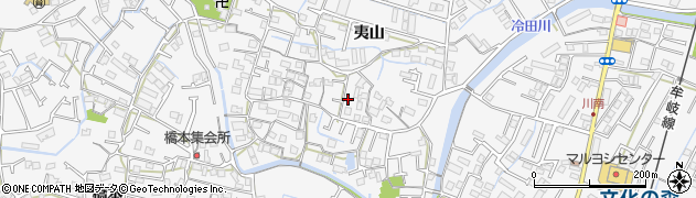 徳島県徳島市八万町夷山180周辺の地図