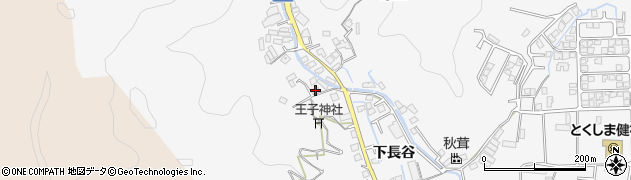 徳島県徳島市八万町下長谷87周辺の地図