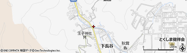 徳島県徳島市八万町下長谷211周辺の地図