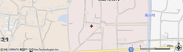 徳島県三好市三野町勢力428周辺の地図