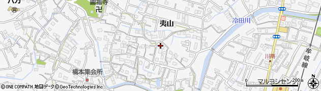 徳島県徳島市八万町夷山174周辺の地図