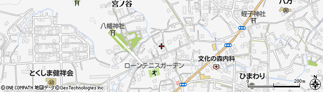 徳島県徳島市八万町大坪141周辺の地図