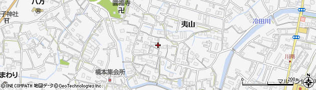 徳島県徳島市八万町夷山154周辺の地図