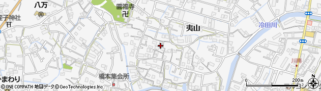 徳島県徳島市八万町夷山158周辺の地図