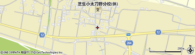 徳島県三好市三野町太刀野627周辺の地図