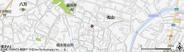 徳島県徳島市八万町夷山159周辺の地図