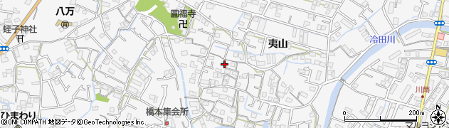 徳島県徳島市八万町夷山144-1周辺の地図