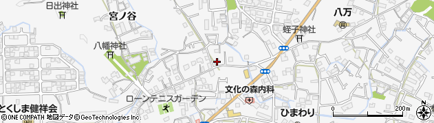 徳島県徳島市八万町大坪128周辺の地図
