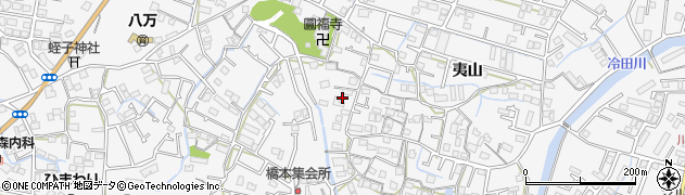 徳島県徳島市八万町夷山52周辺の地図
