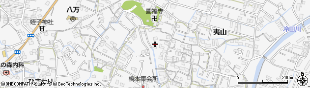 徳島県徳島市八万町夷山56周辺の地図