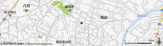 徳島県徳島市八万町夷山141周辺の地図