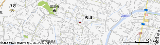 徳島県徳島市八万町夷山232周辺の地図