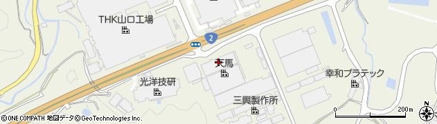 ＴＨＫ株式会社　山口工場周辺の地図