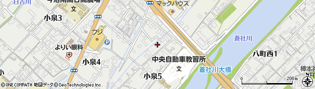 ダスキン　小泉支店ケア事業部周辺の地図
