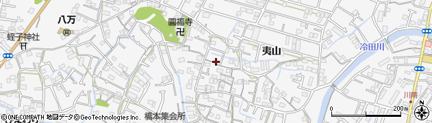 徳島県徳島市八万町夷山236周辺の地図