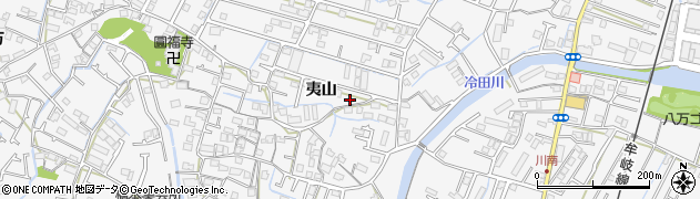 徳島県徳島市八万町夷山264-2周辺の地図