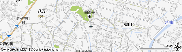 徳島県徳島市八万町夷山38周辺の地図