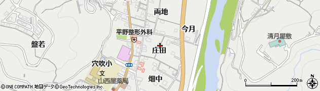 徳島県美馬市穴吹町穴吹（庄田）周辺の地図