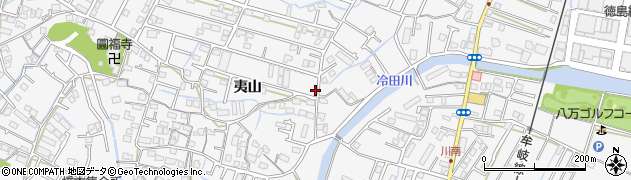 徳島県徳島市八万町夷山266周辺の地図