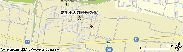 徳島県三好市三野町太刀野642周辺の地図
