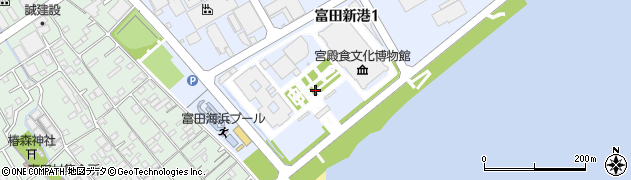 日本食研　世界食文化博物館周辺の地図