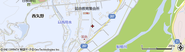 徳島県徳島市国府町延命419周辺の地図