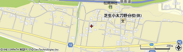 徳島県三好市三野町太刀野1075周辺の地図