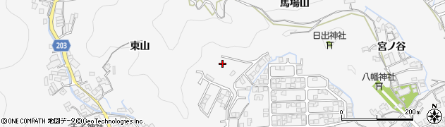 徳島県徳島市八万町（馬場山）周辺の地図