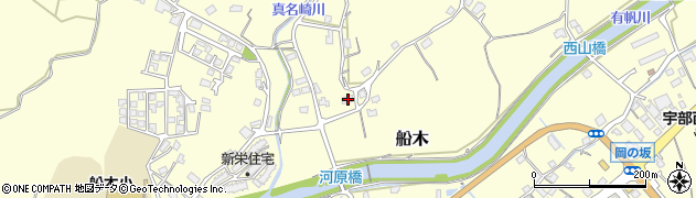 山口県宇部市船木4561周辺の地図