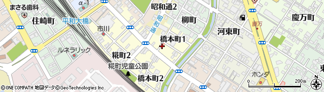 山田クリーニング周辺の地図